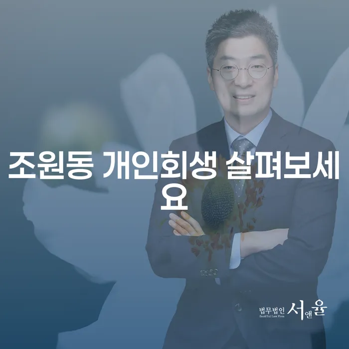 조원동 개인회생 살펴보세요