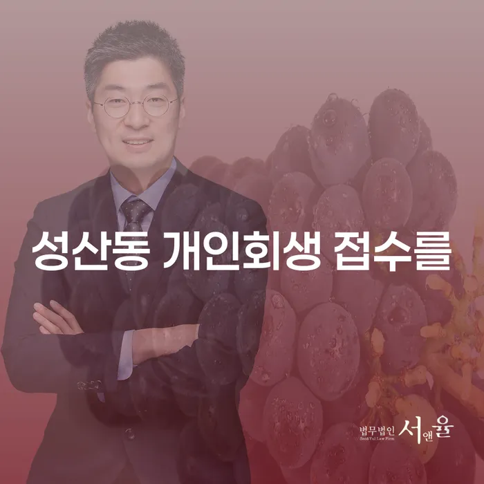 성산동 개인회생 접수를