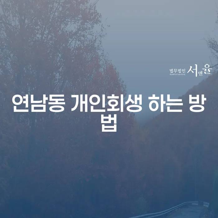 연남동에서 개인회생을 시작하는 방법은 무엇인가요?